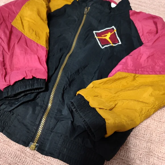 Rare Vintage 1990's Nike Air Jordan Jacket Windbreaker Child’s Toddler L 4T - Picture 3 of 8